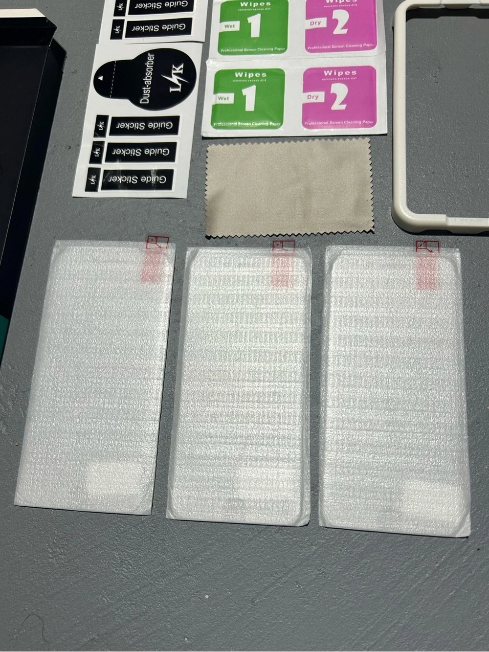 L & K pack glass